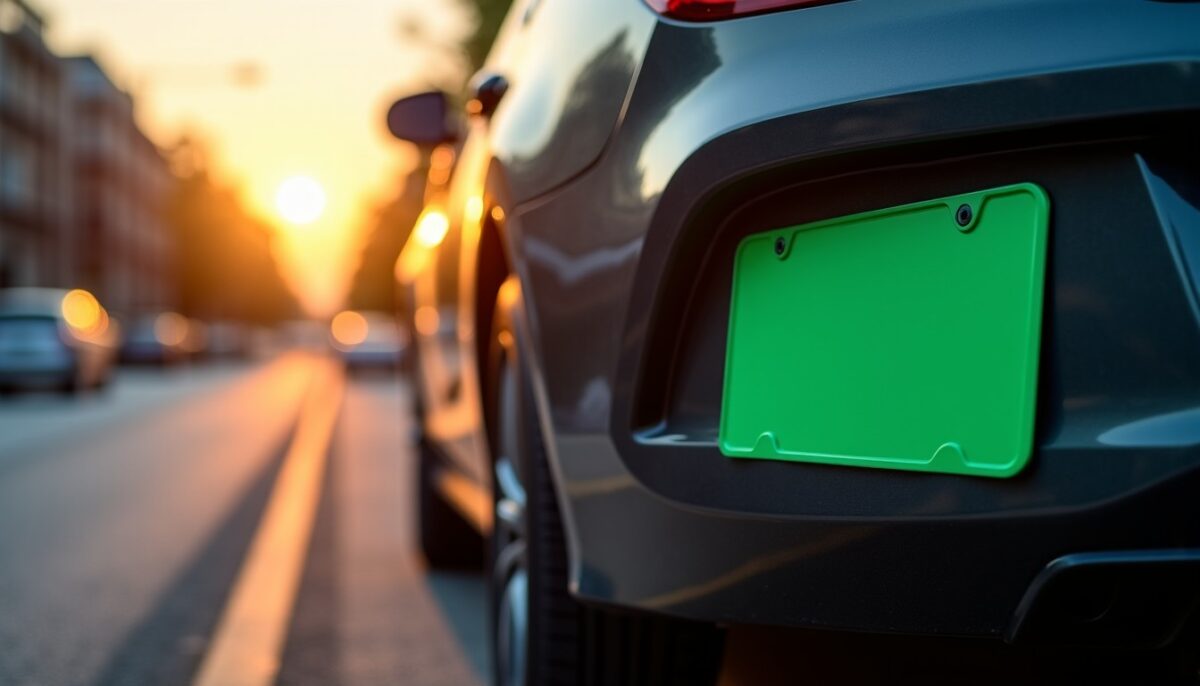 Plaque verte voiture : usage, conditions et règles à connaître pour circuler sereinement